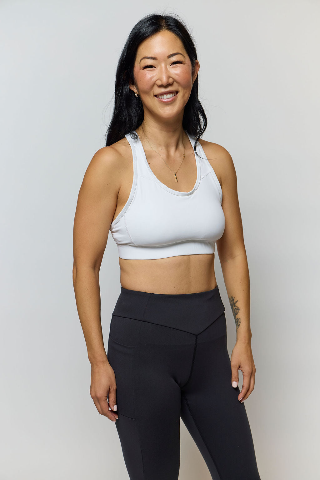 99'er Padded Sports Bra White
