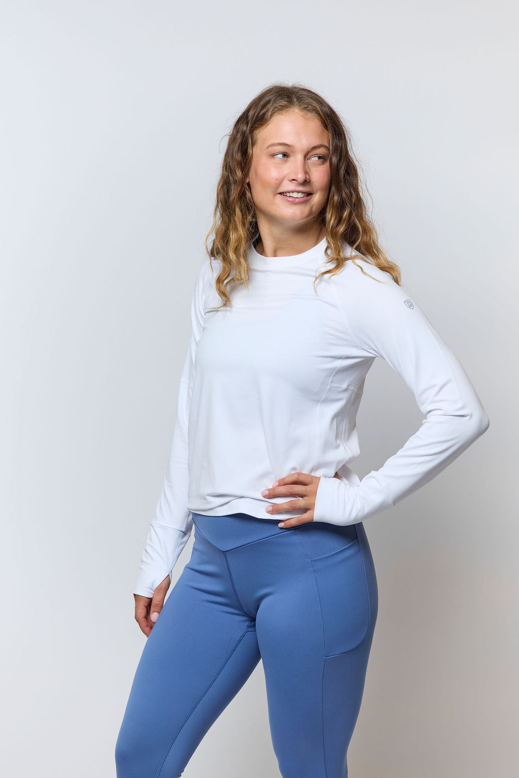 Go Again Women's Full Length Legging Coastal