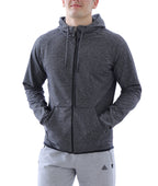 All-Day Comfort Hooded Sweatshirt Slim Fit Heather Grey