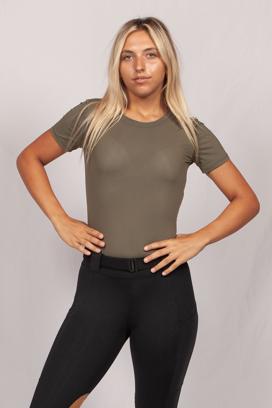 Diamond Tech Tee Olive