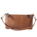 Elia Convertible Leather Bag – Clutch, Shoulder & Crossbody tan