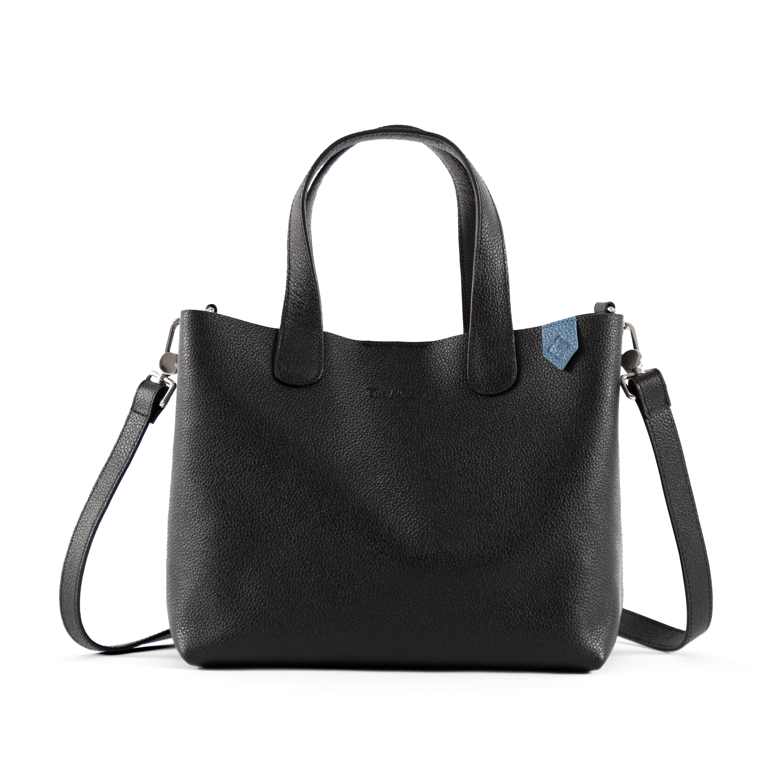 Emma Leather Crossbody black
