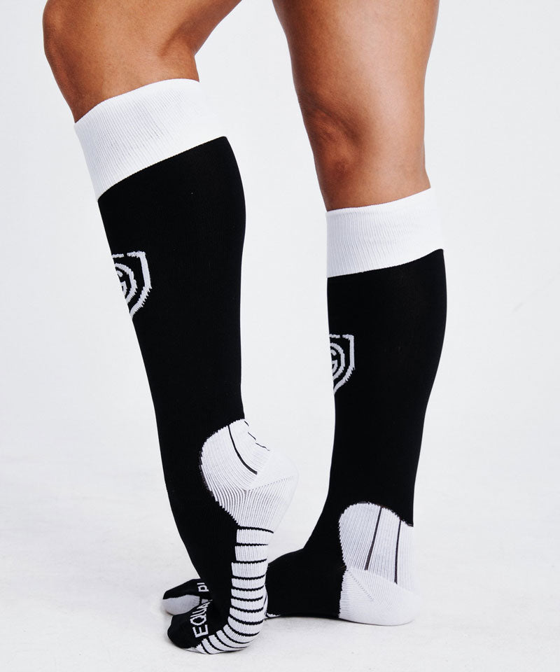 Equal Play Women's Soccer Over the Calf (OTC) Socks Black