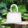 Solid Jelly Rubber Tote / Crossbody Bag Clear