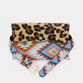 Leopard Patterned Faux Leather Fanny Pack / Belt / Crossbody Bag Brown, Leopard
