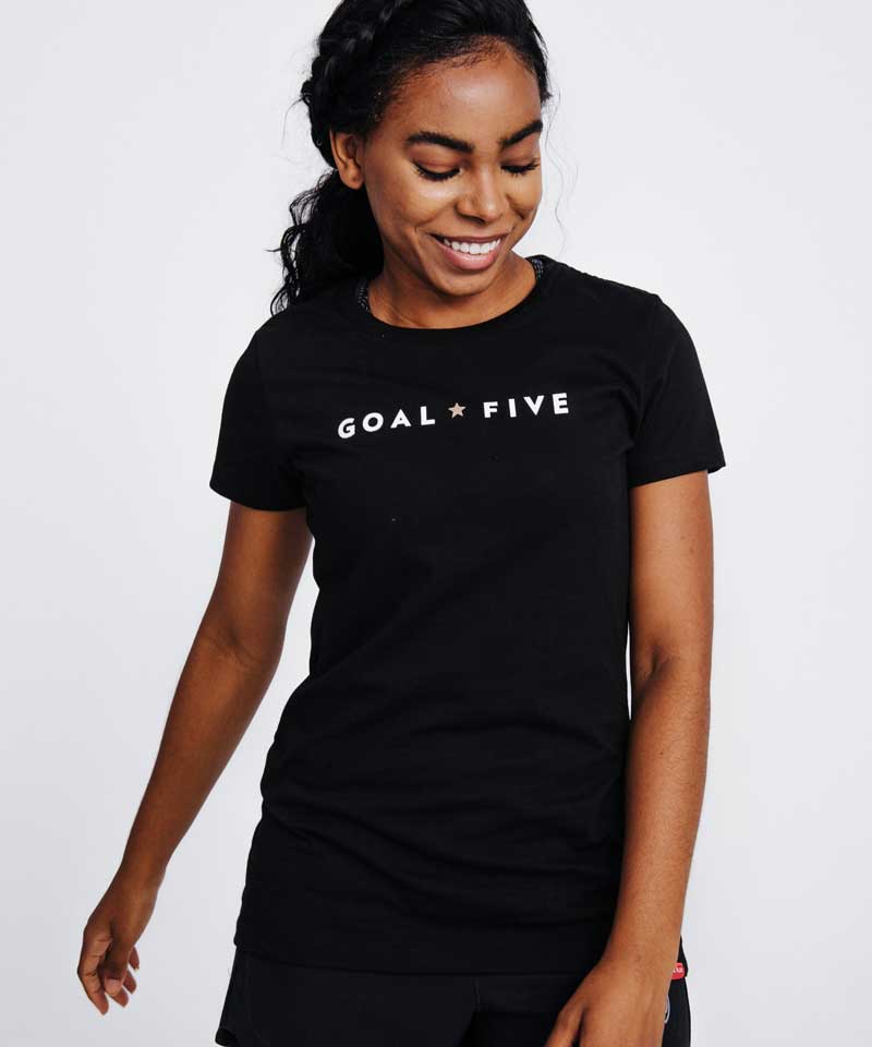Goal Five Women's Athletic T-Shirt Black
