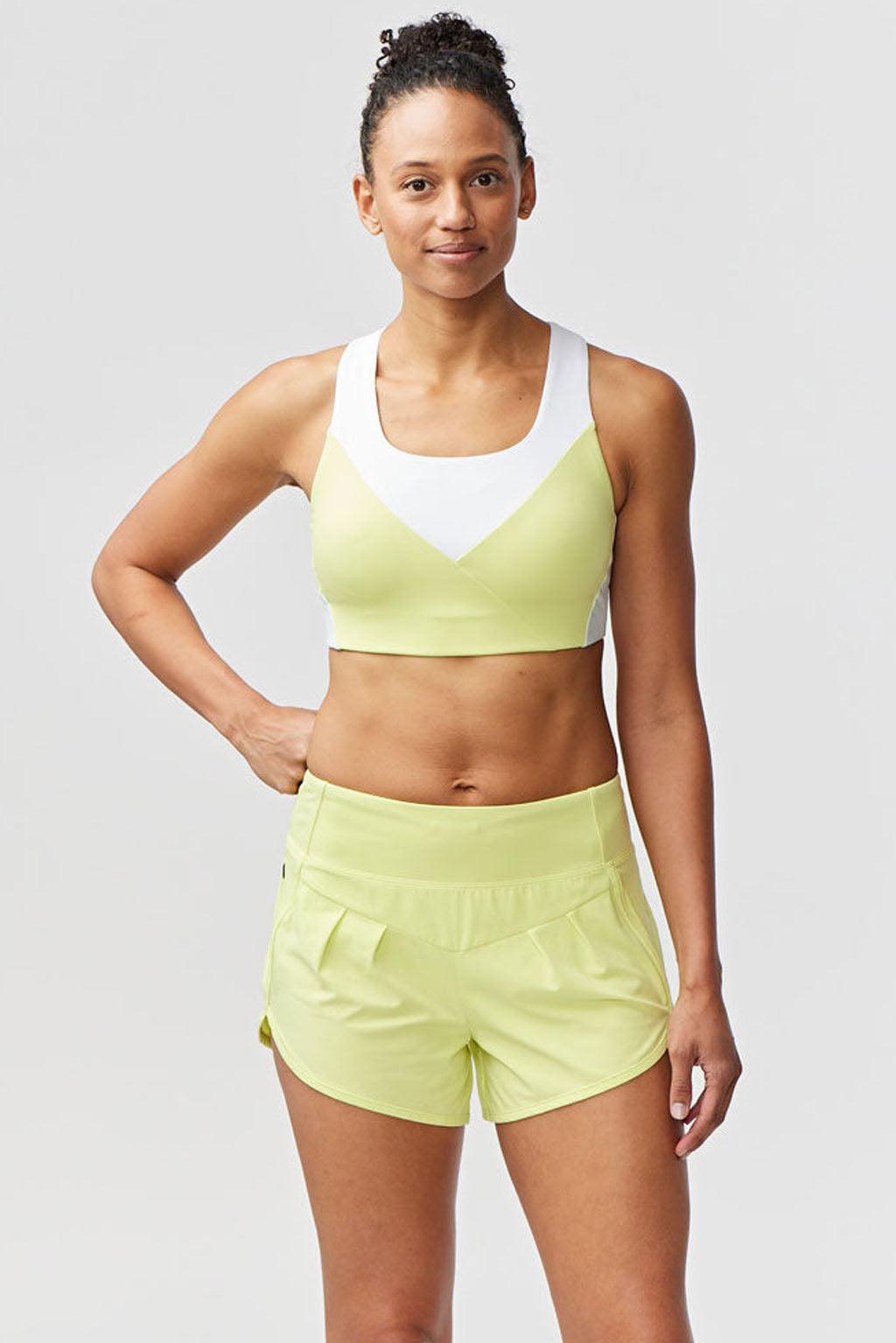 Pionxr Bra Top White Limelight Skylight