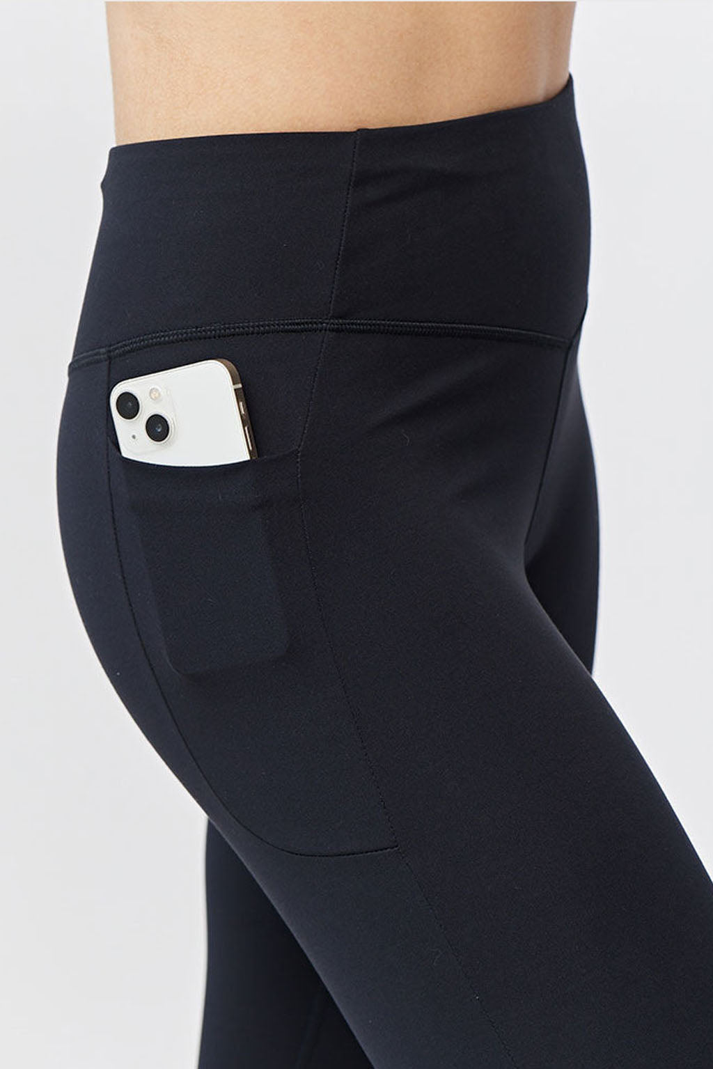 Go Again Women's Cropped Leggings Length 21" Black