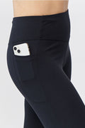 Go Again Women's Cropped Leggings Length 21" Black
