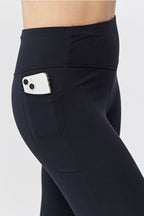 Go Again Women's Cropped Leggings Length 21" Black