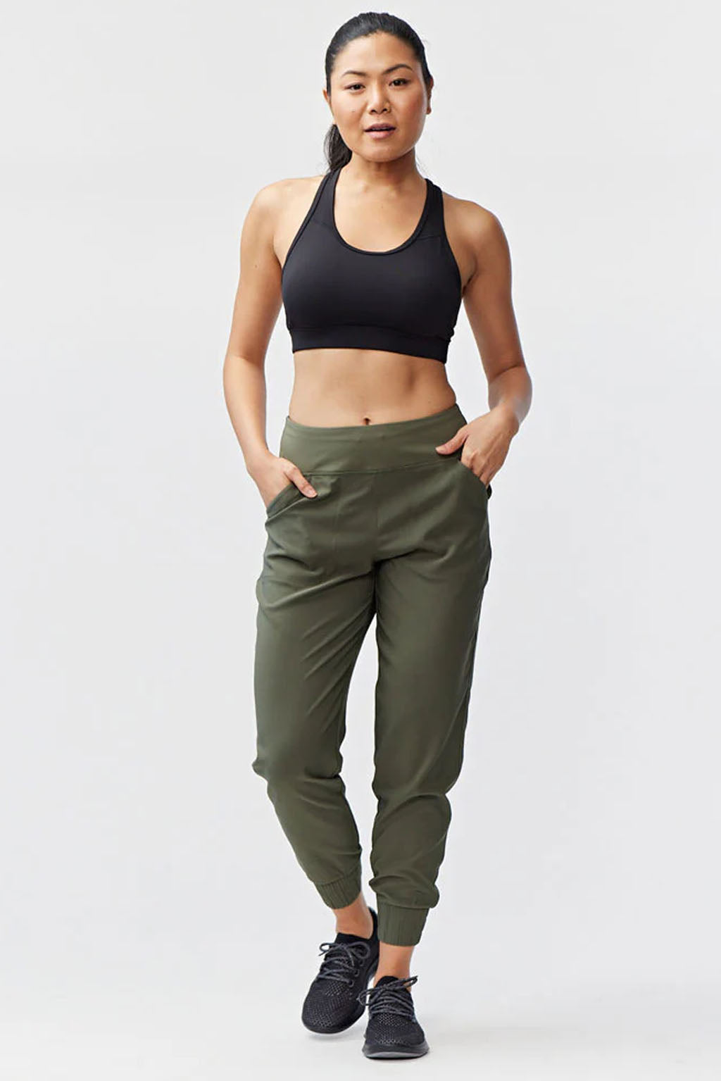 Excel Jogger 7/8 Length 28" Pant Dark Moss