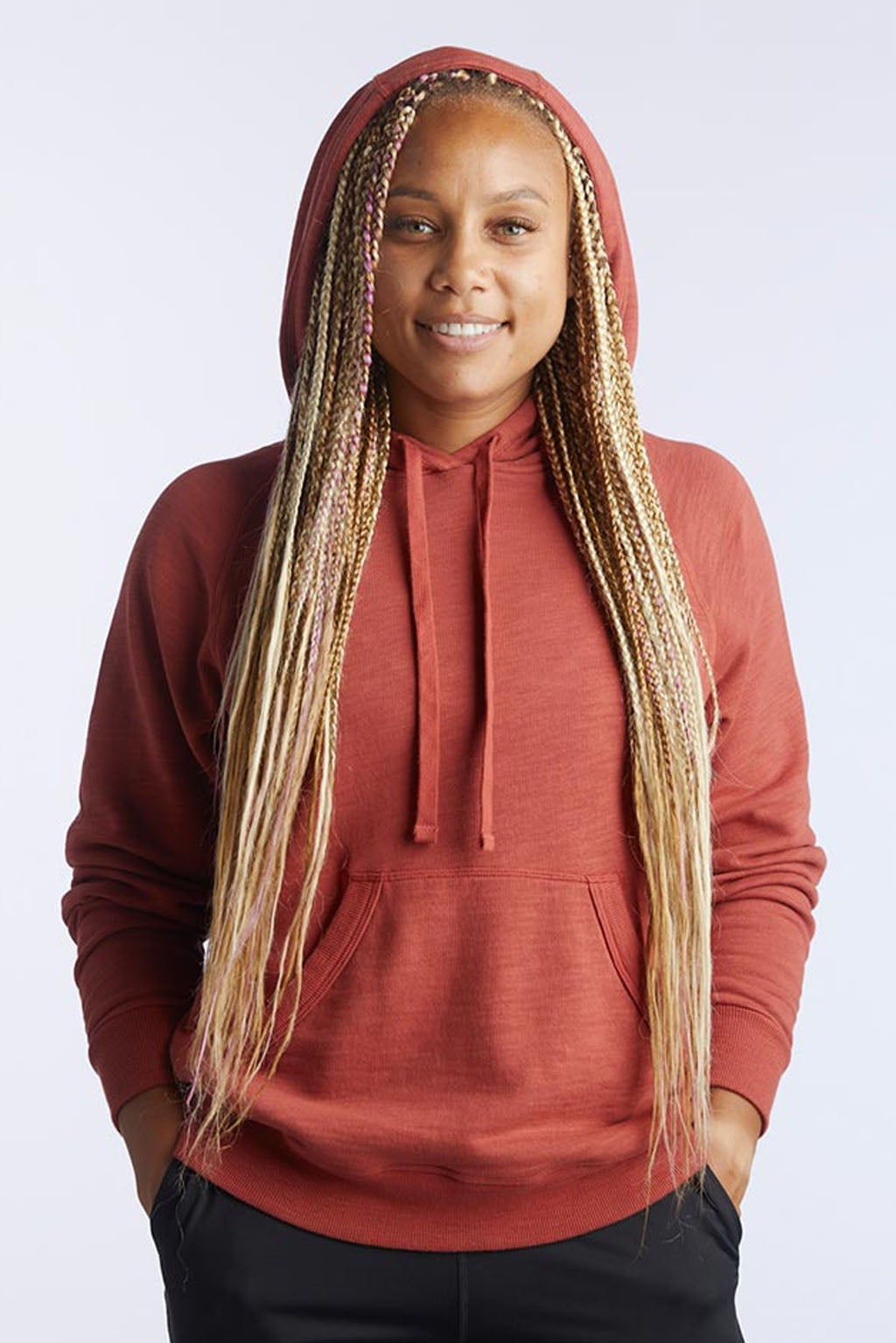 Freasy Women's Relaxed Fit Hoodie Cinnabar