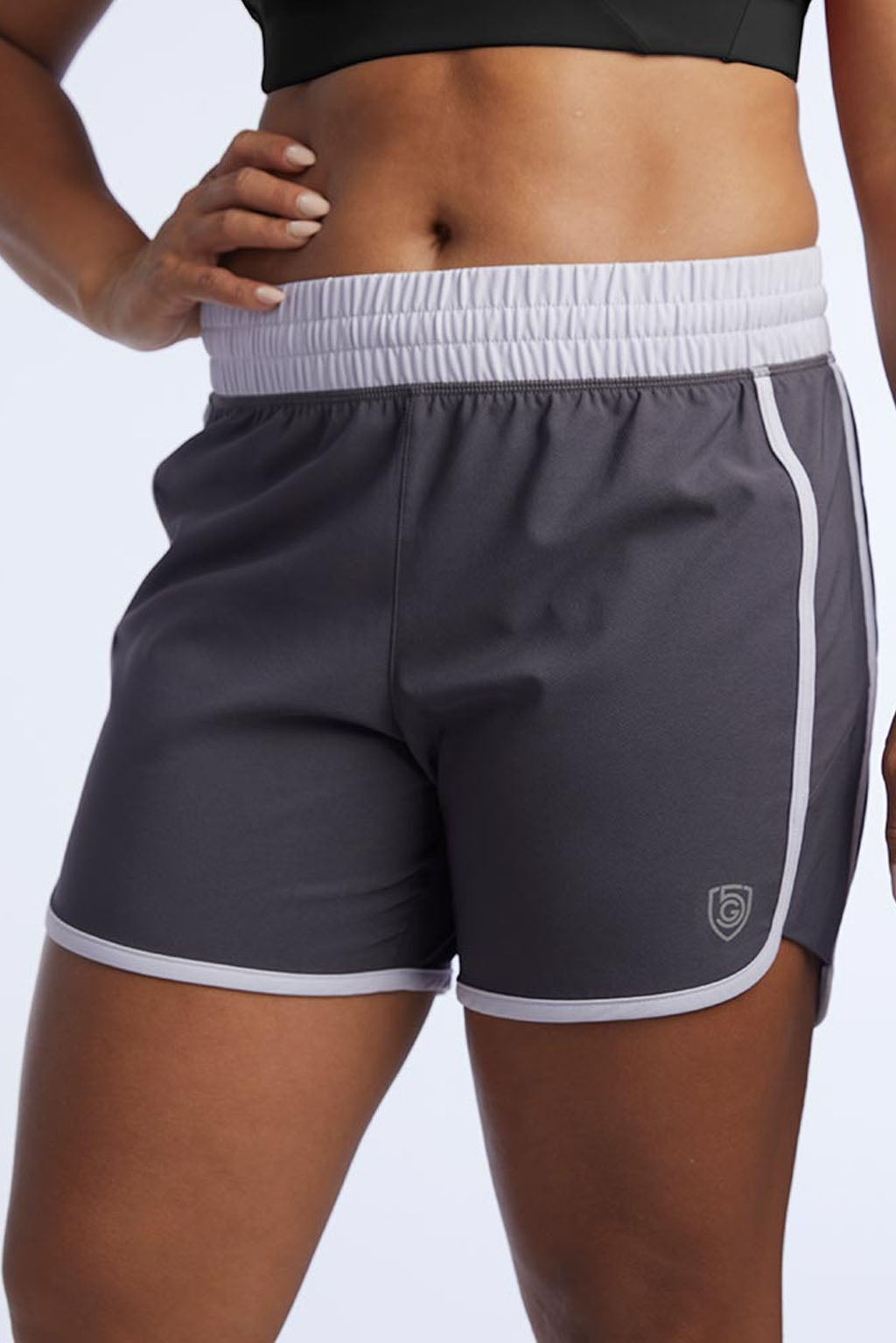Indie Women's Sport Shorts Carbon Opal