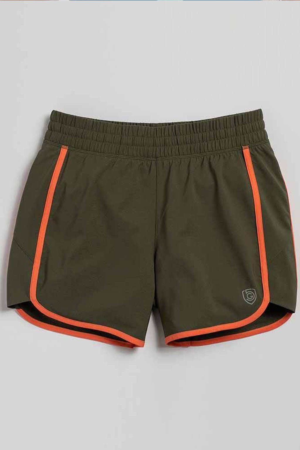 Indie Women's Sport Shorts Dark Moss Dahlia