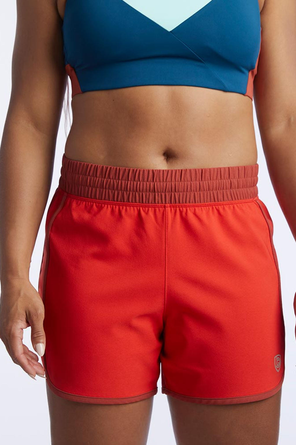 Indie Women's Sport Shorts Poppy Cinnabar
