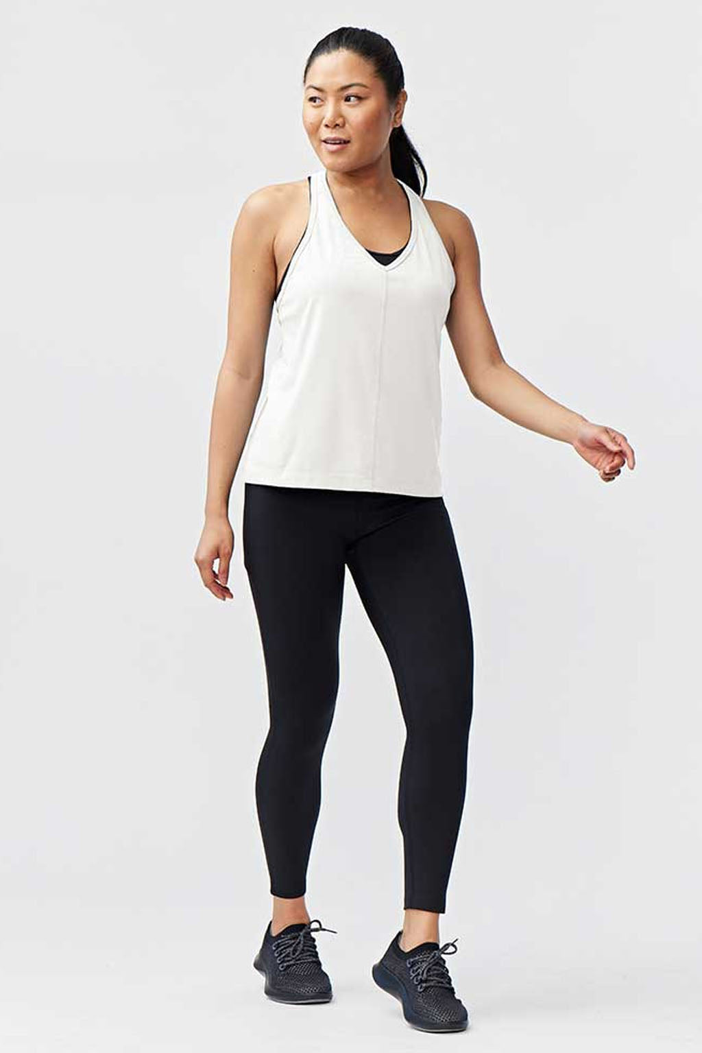 Mesh It To Me Tank White