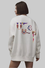 Fleece Oversized Sweatshirt Dress - Ivory