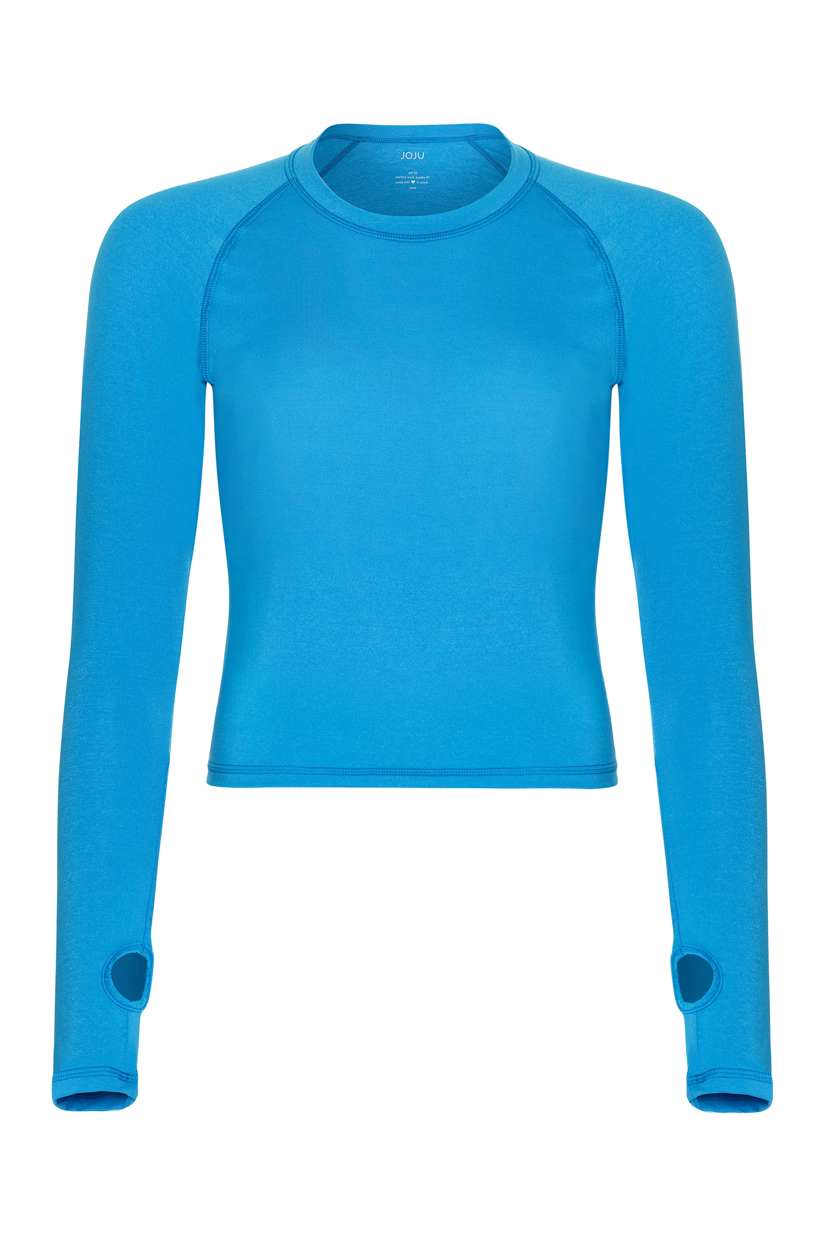 Laguna Waist Length Long-Sleeve Women's Sun Shirt diva blue