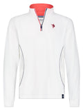 Monterey Performance Quarter Zip USA White