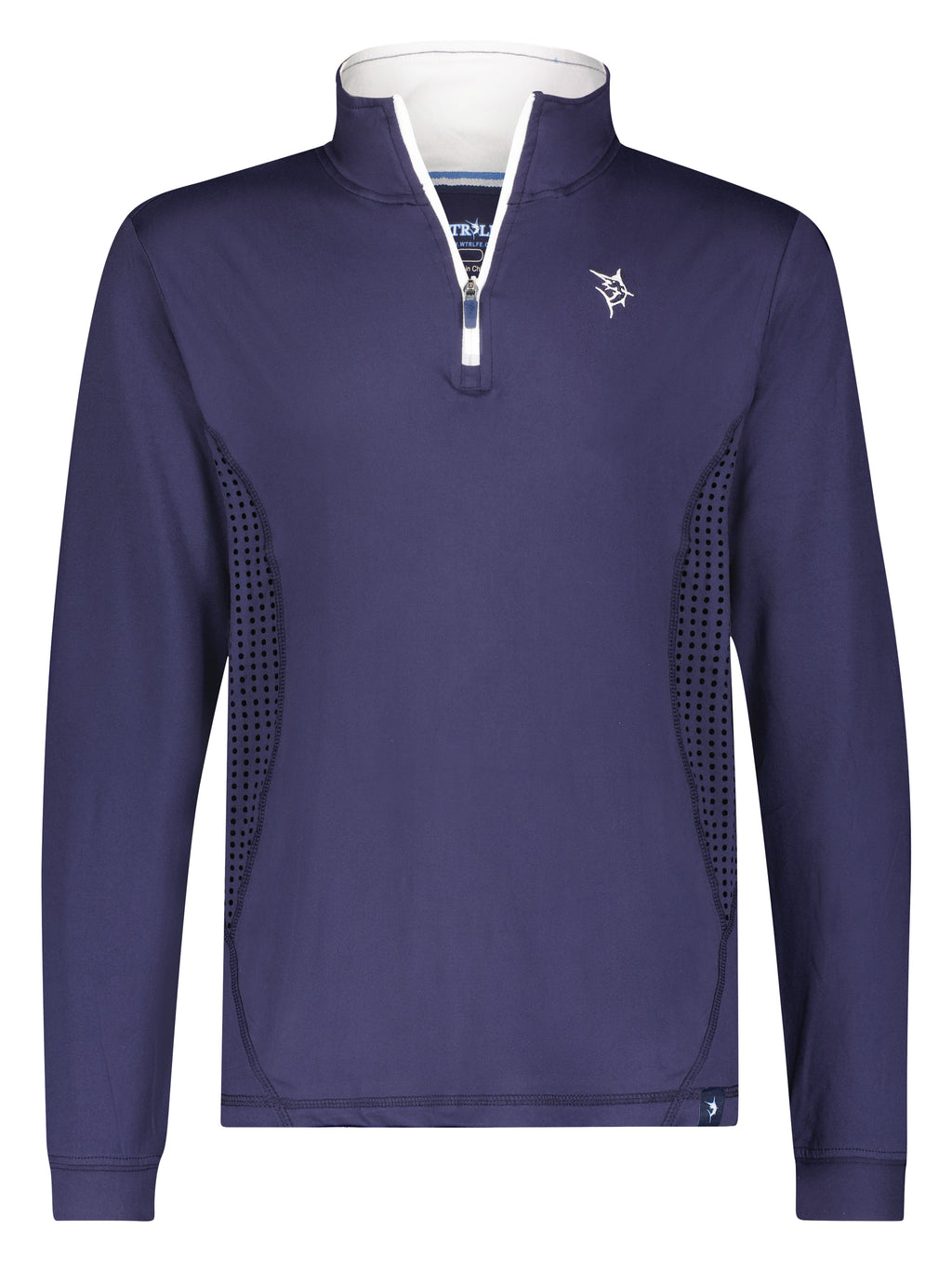 Monterey Performance Quarter Zip Papaya