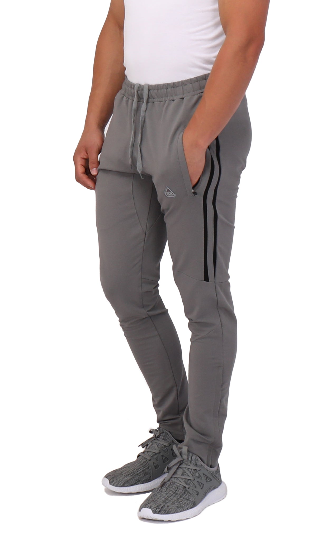 Ultimate Flex Jogger Sweatpants - (Regular Fit) 30 Platinum Grey Black