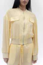 FABIO VOILE JACKET IN BUTTER