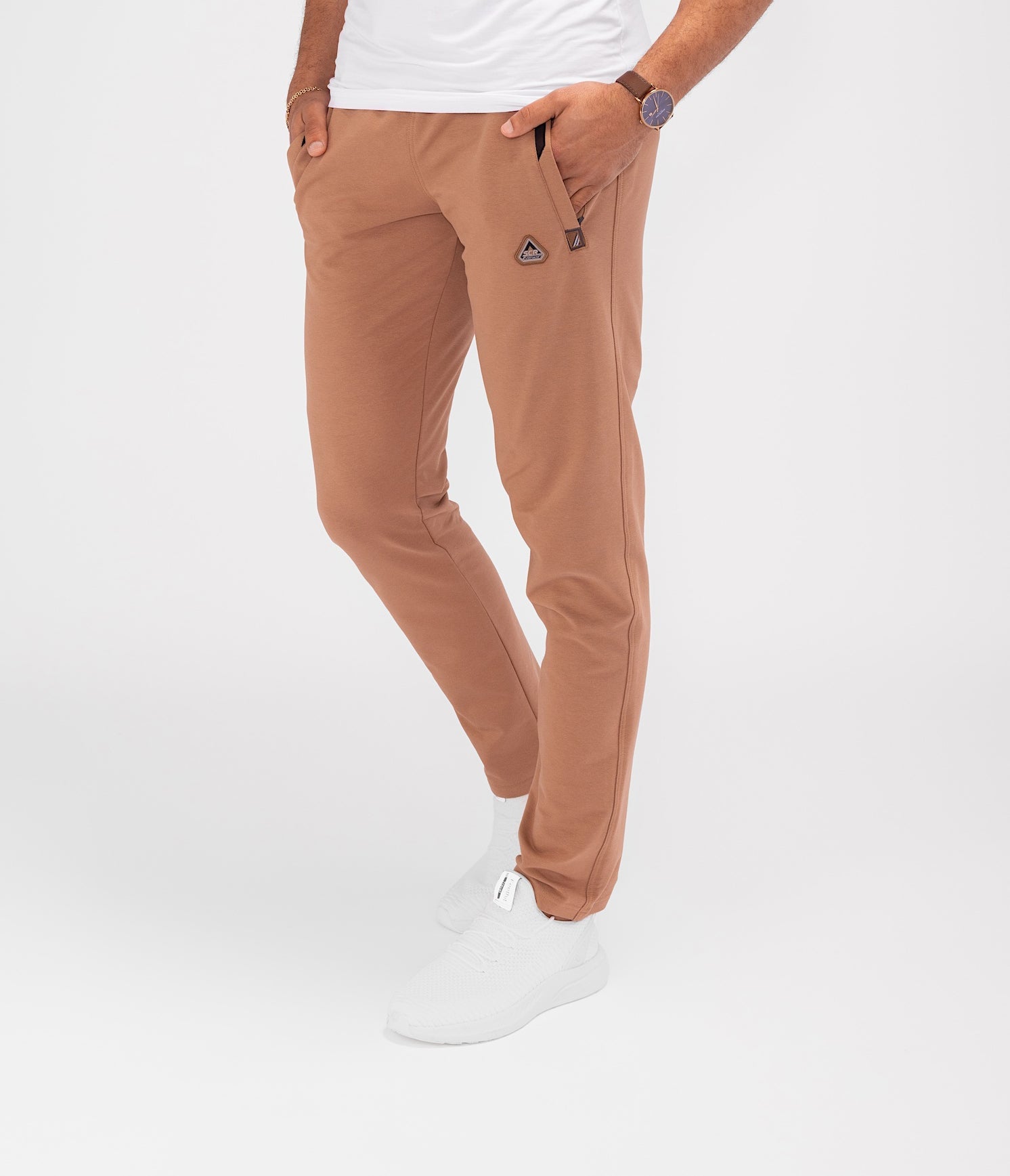 All-Day Comfort Athletic Sweatpants - Tapered (Tall Fit) Light Brown