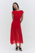 VALENTINA DRESS IN RED
