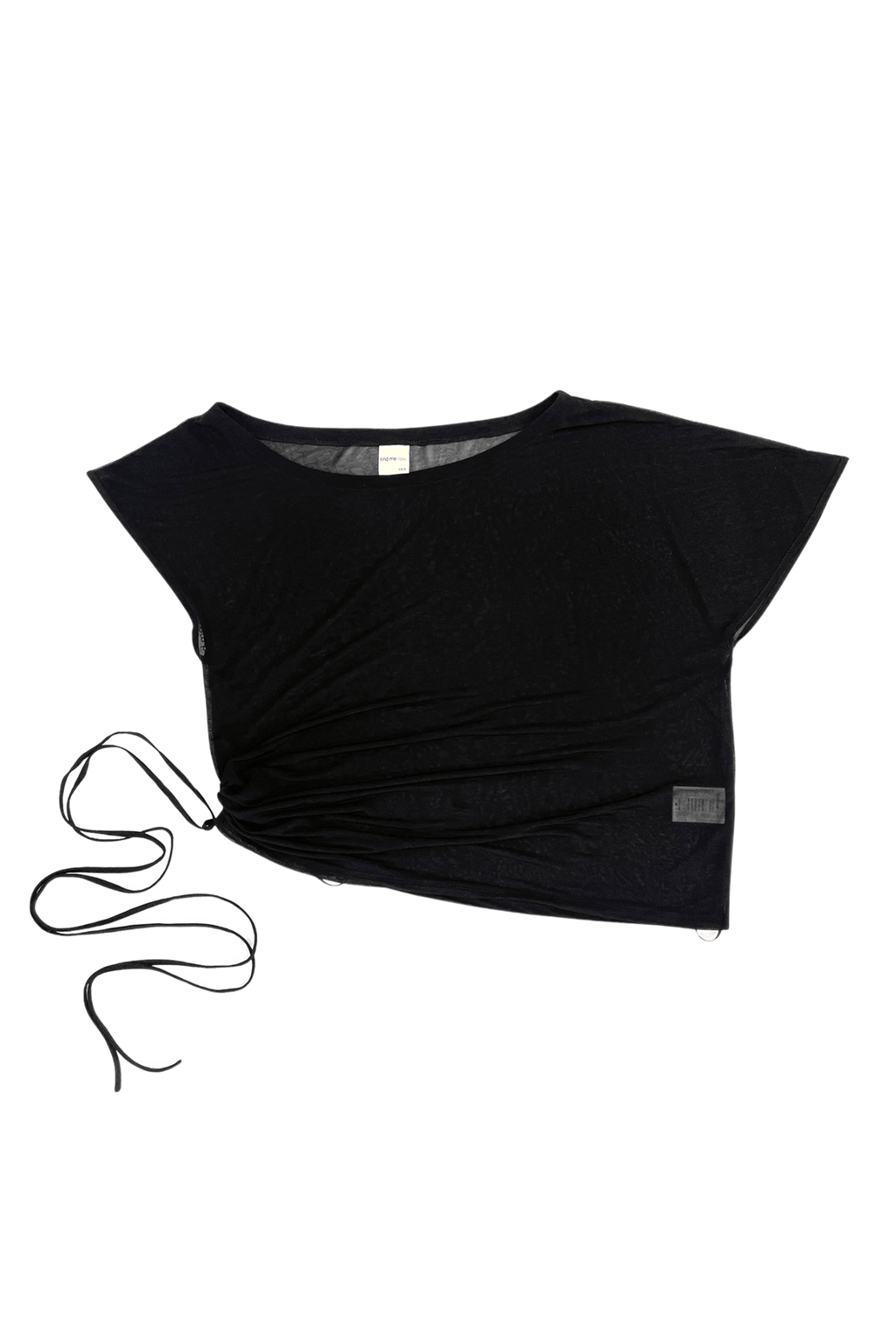 BRISA TOP IN BLACK BLACK