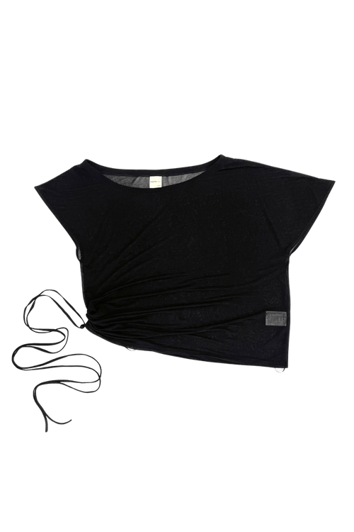 BRISA TOP IN BLACK BLACK