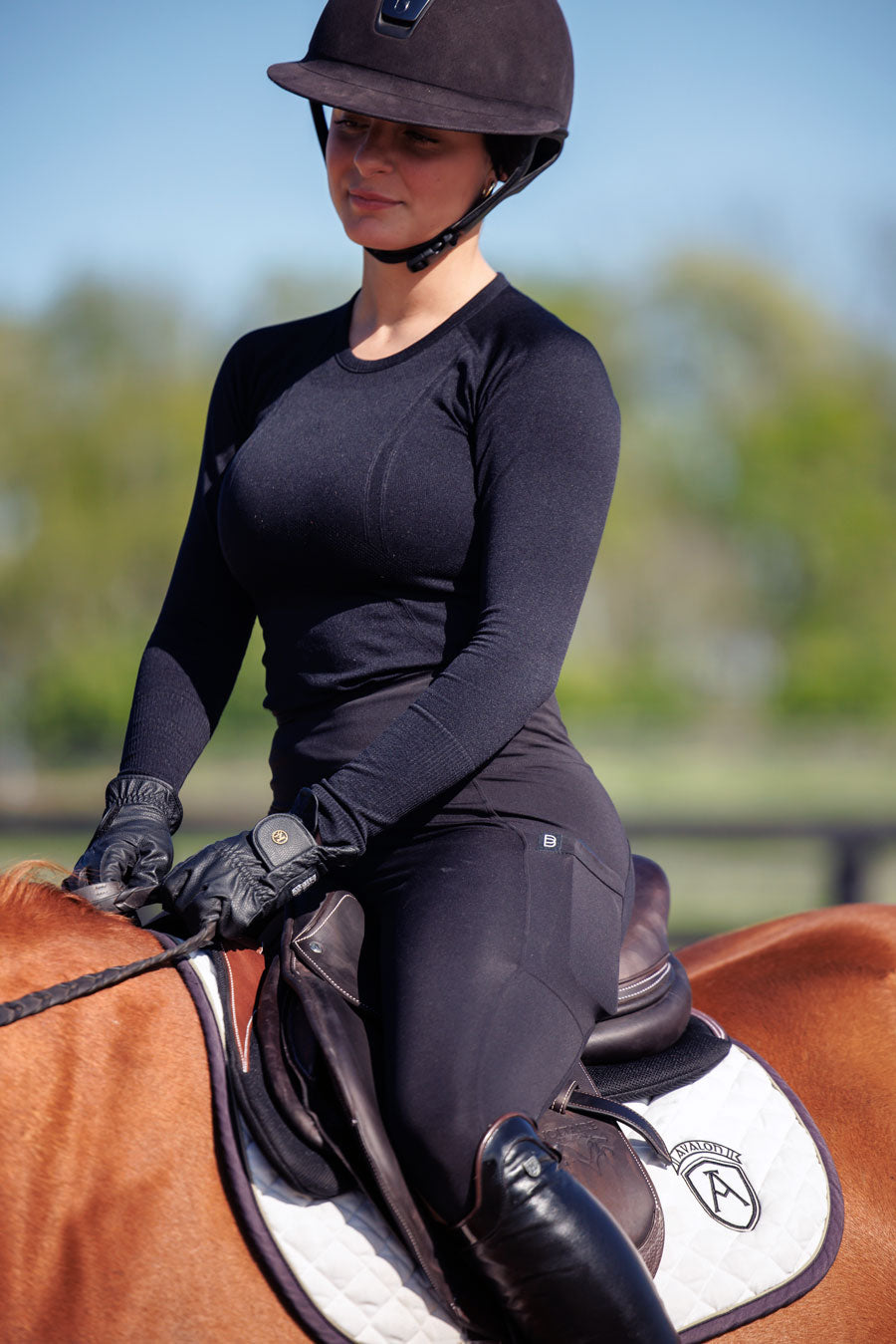 BTR Active Seamless Baselayer Black