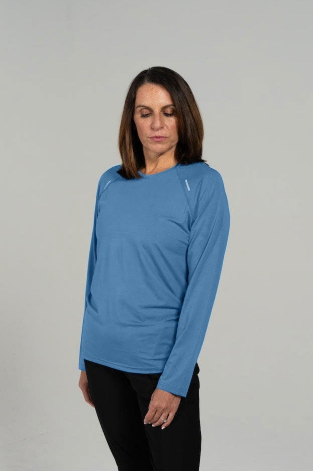 ALIVE unleashed long sleeve Light Aegean Blue