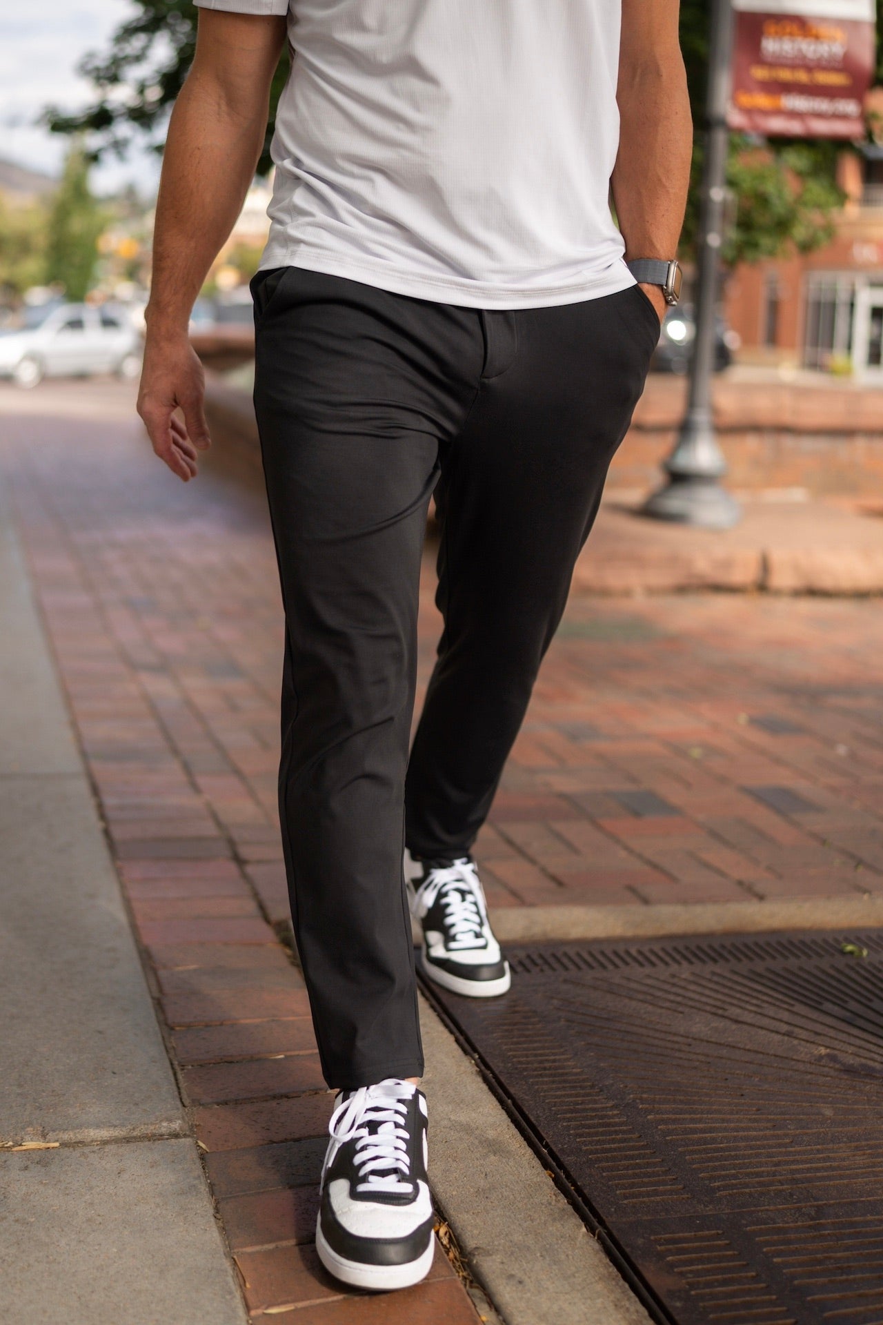 BRUSHED victorious pant Black Regular