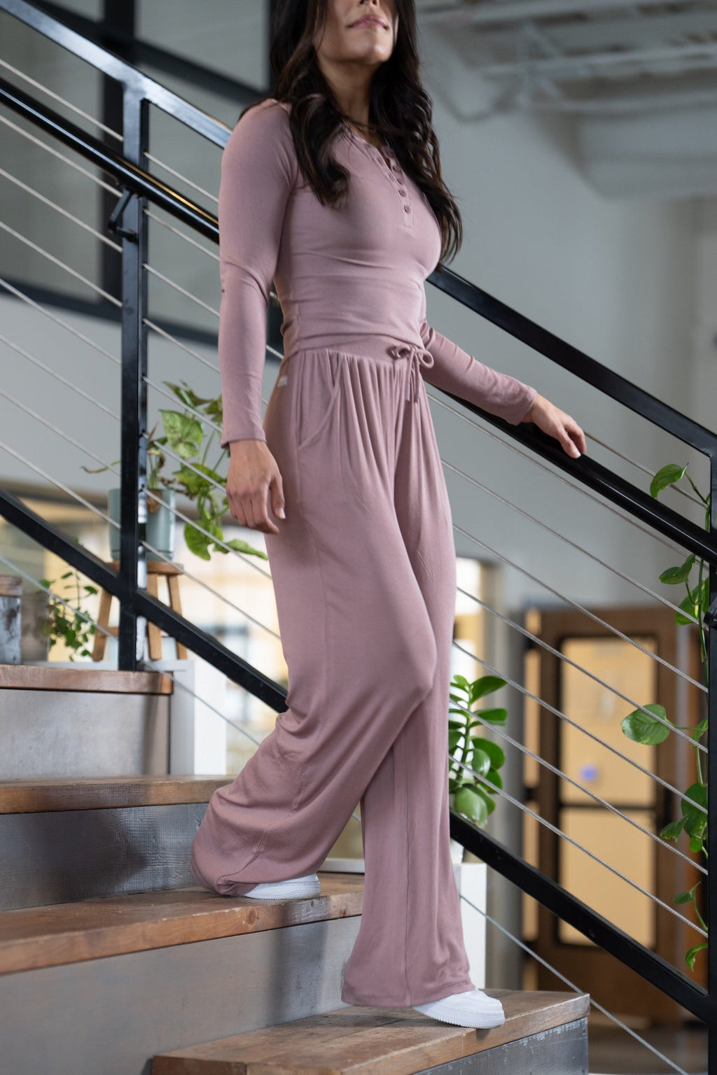 calm FEATHER-SOFT lounge pant Sienna Blush Regular