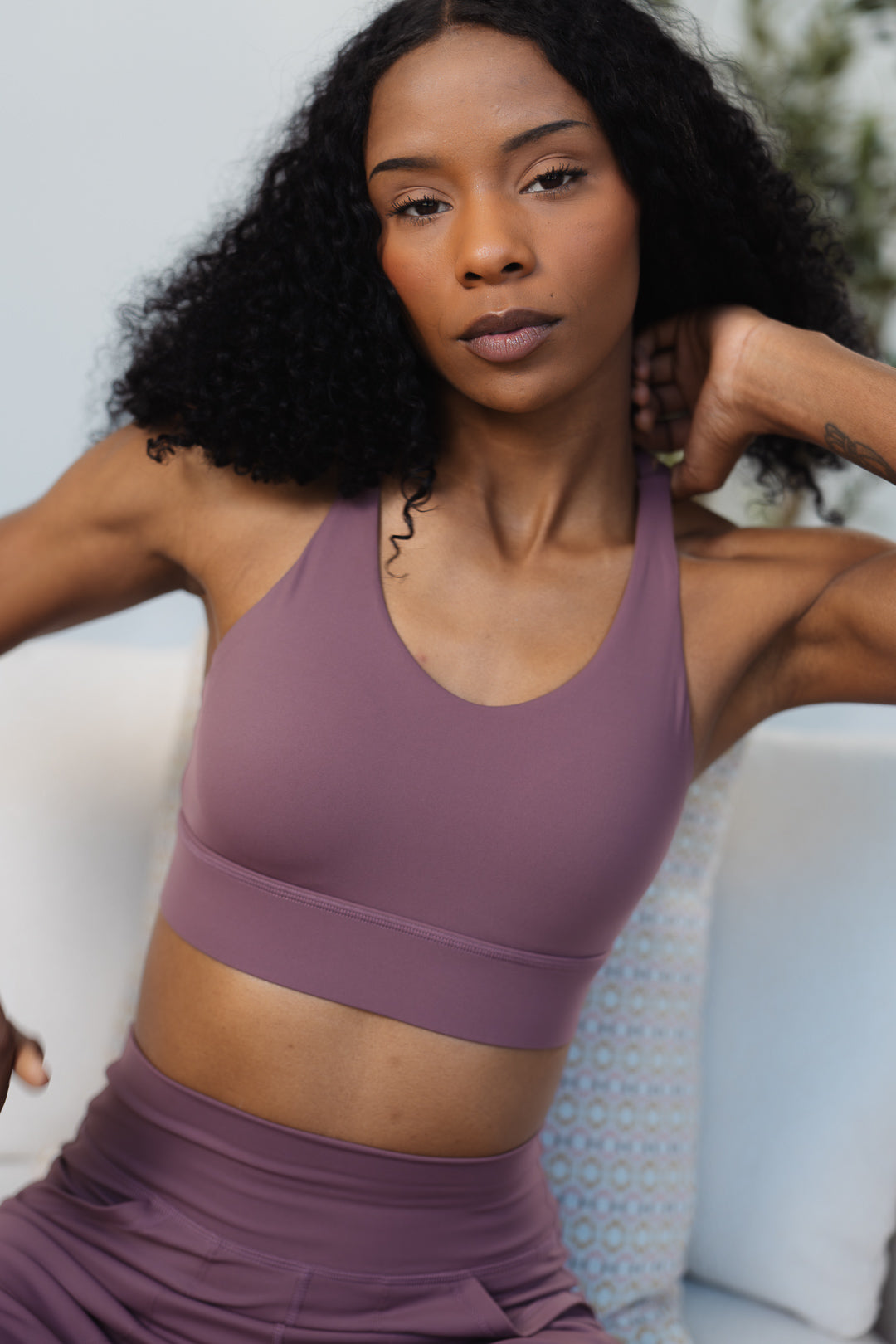 GRAVITY adventurous V2 sports bra Dark Mauve