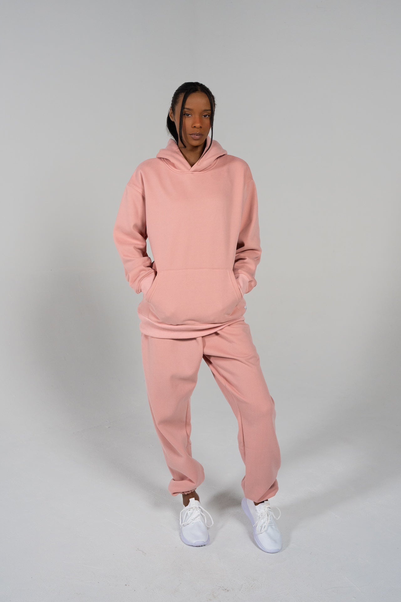 impactful hoodie Light Pink