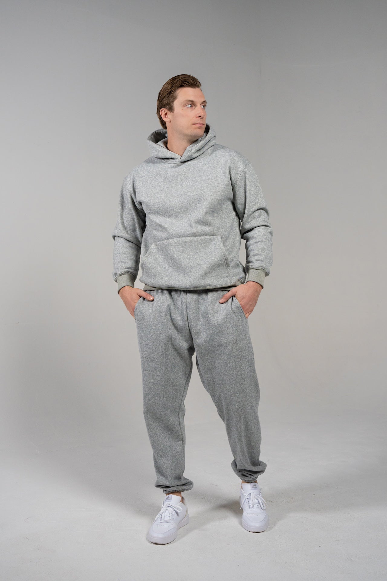impactful hoodie Light Grey