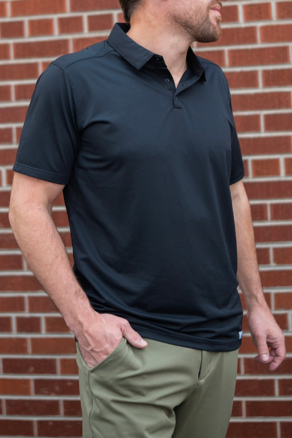 momentum polo Black