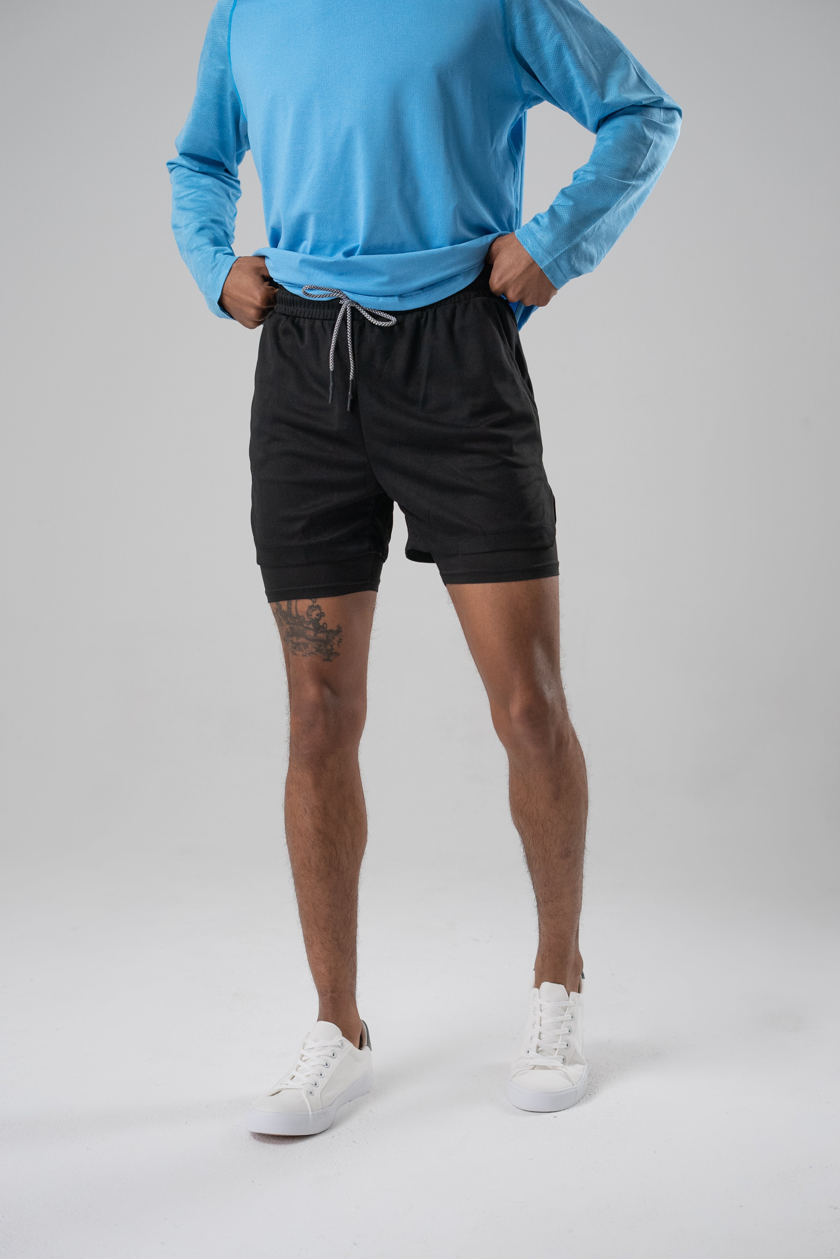 powerful shorts Black