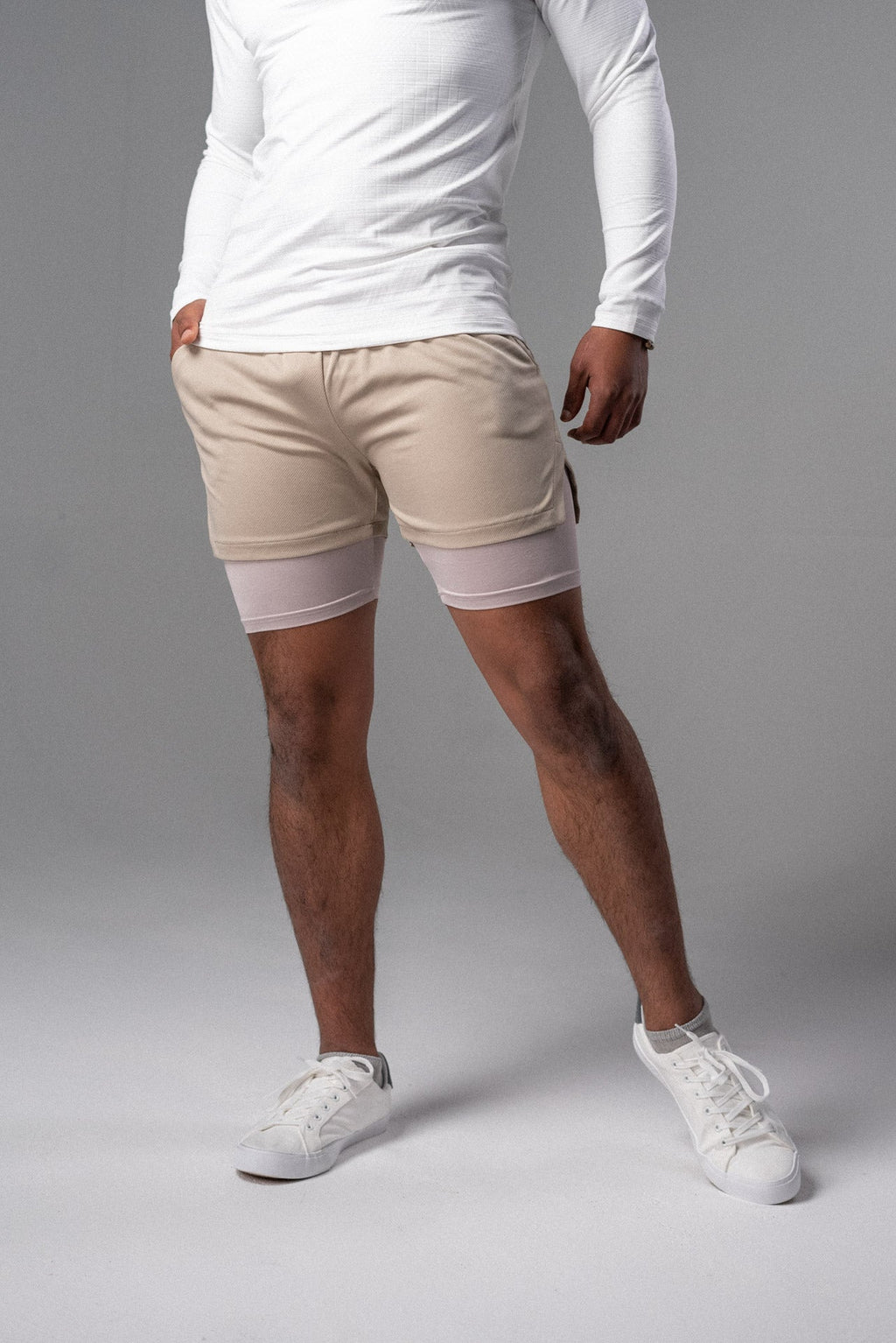 powerful shorts Oatmeal