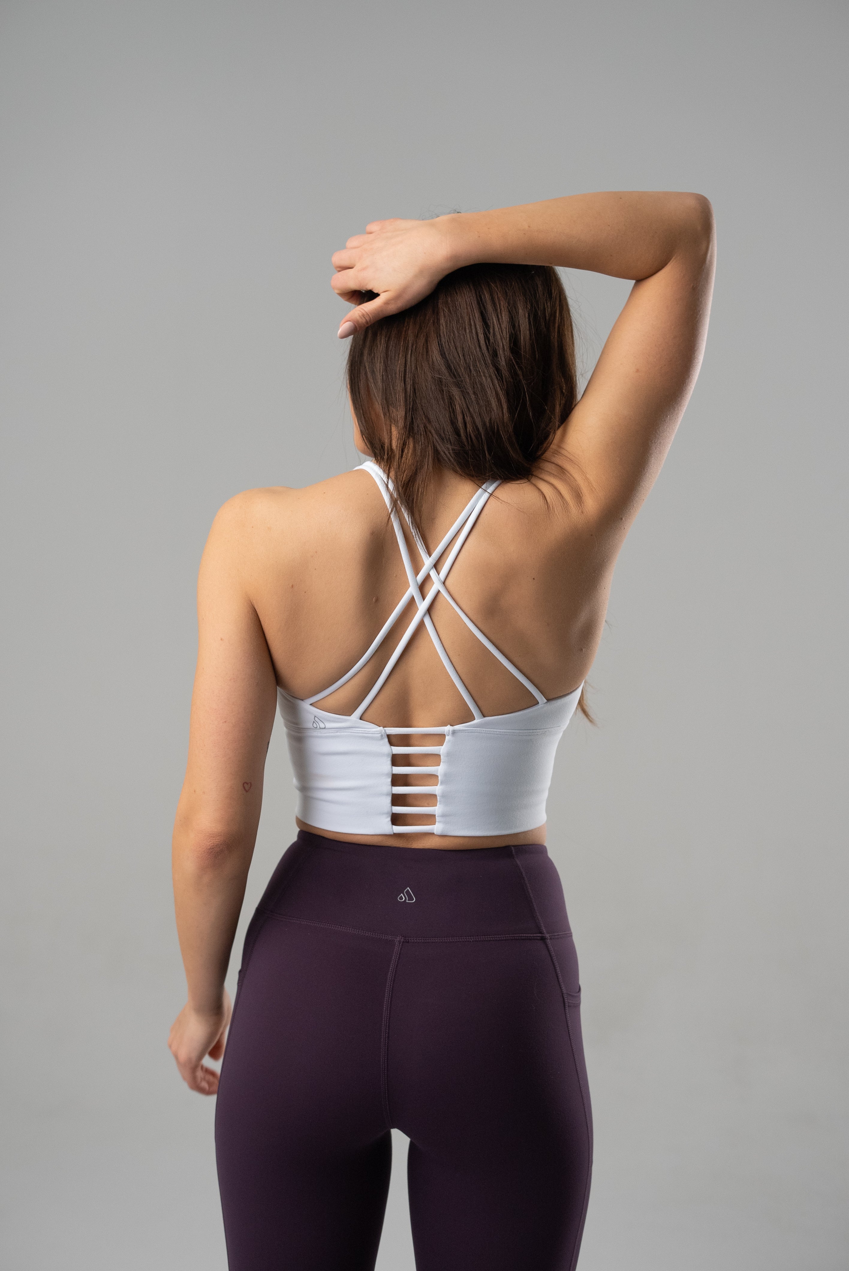 rebellious crop bra White