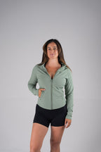 SERENE SOFT motivate jacket Deep Slate Green