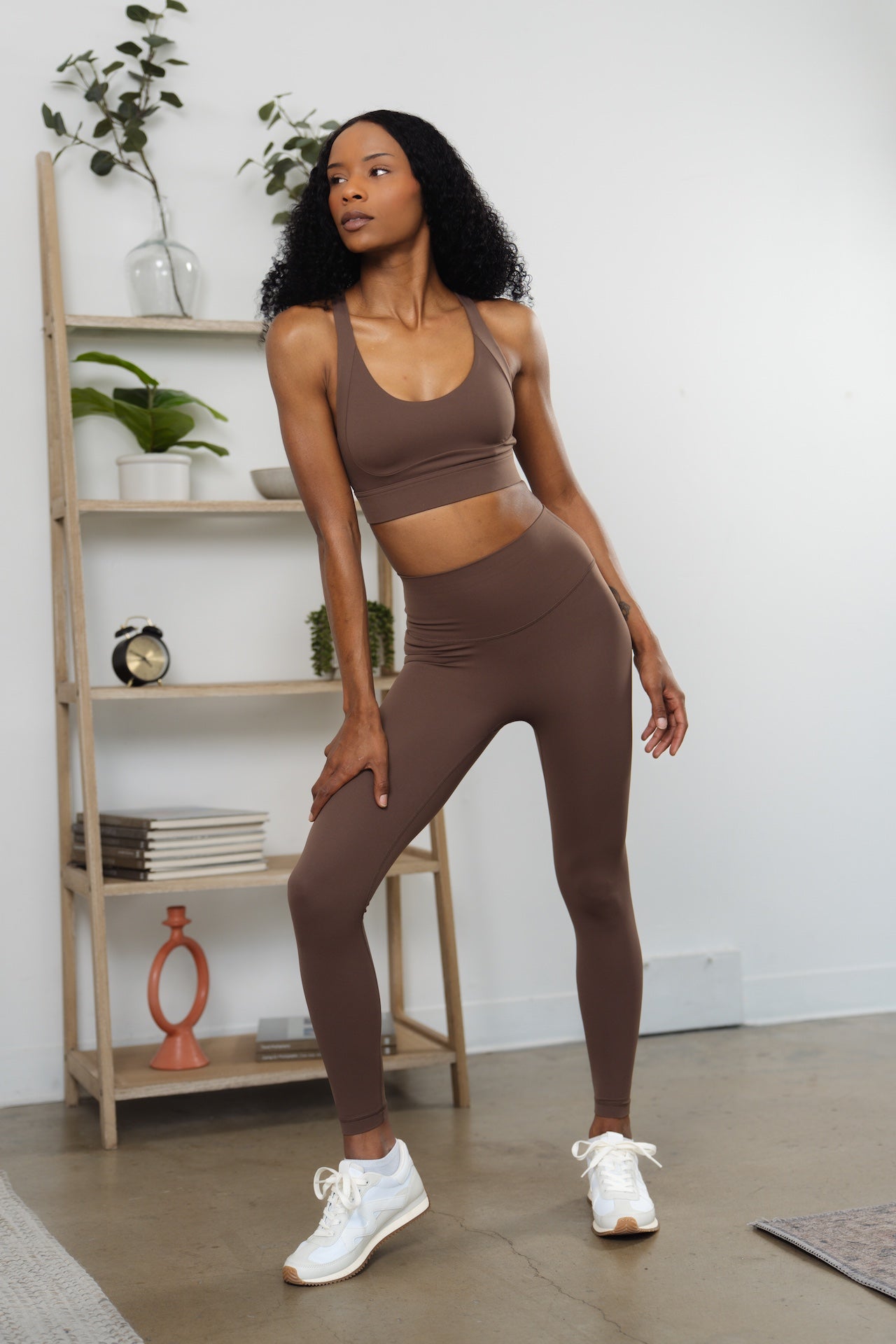 SERENE warrior V2 legging Café Noir 25"