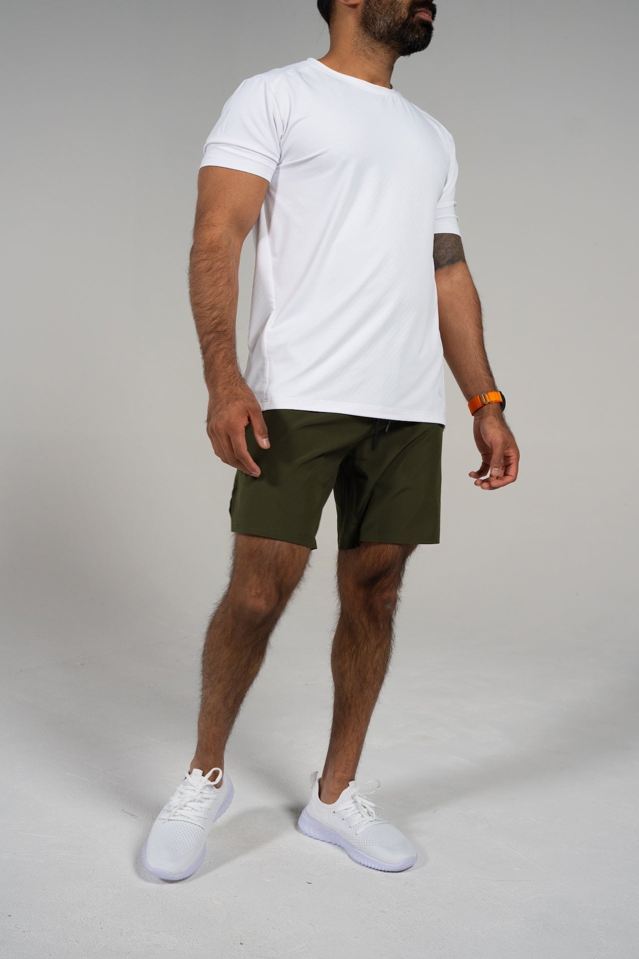 worthy linerless shorts Dark Moss 7"