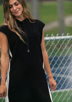 Asher Hooded Sweatshirt Dress