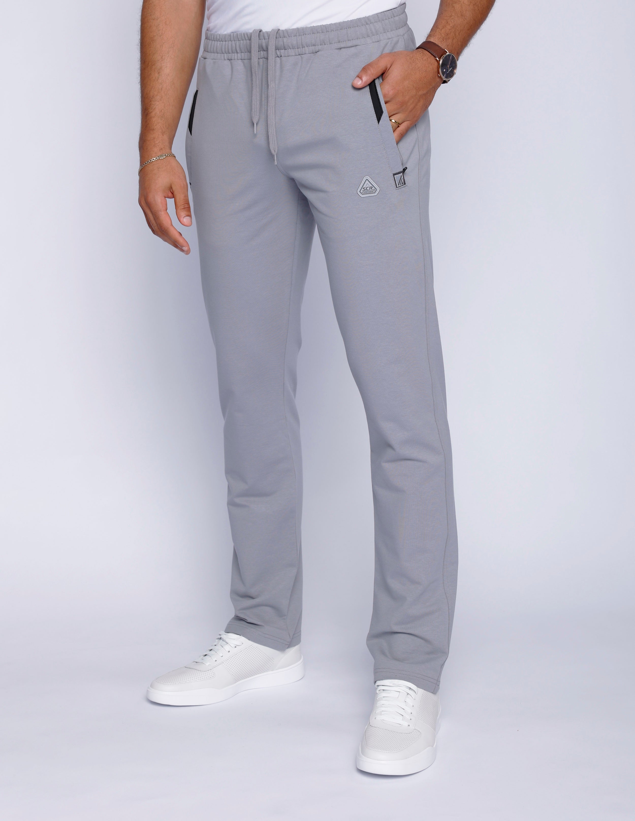 All-Day Comfort Men's Athletic Sweatpants - Straight (Big & Tall Fit) X-Large(35-37"Waist) SCR Grey