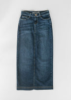 Bria Dark Wash Denim Maxi Skirt