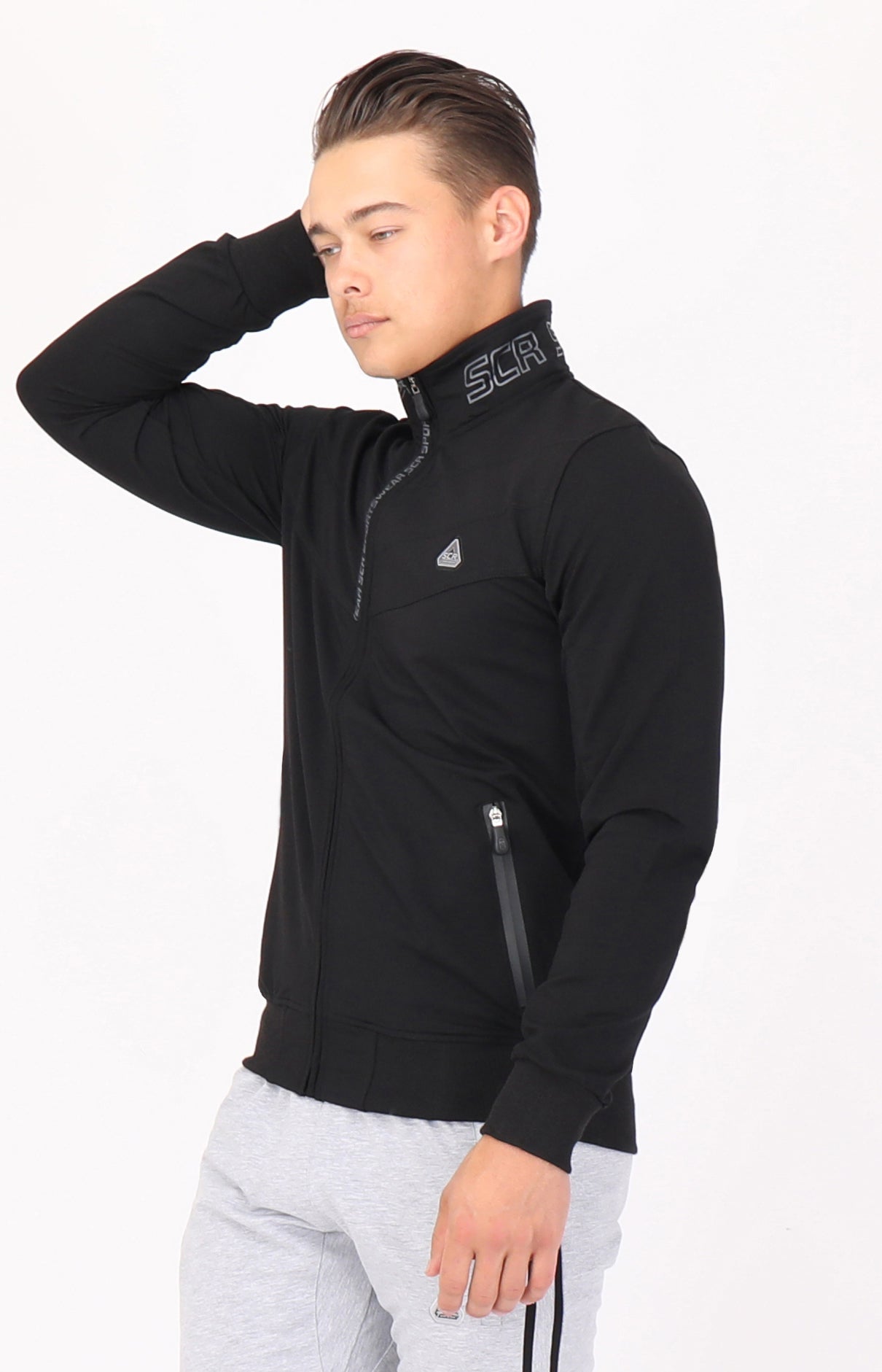 All-Day Comfort Full Zip Sweatshirt Black