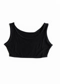 Dressy Demi Layering Tank Black