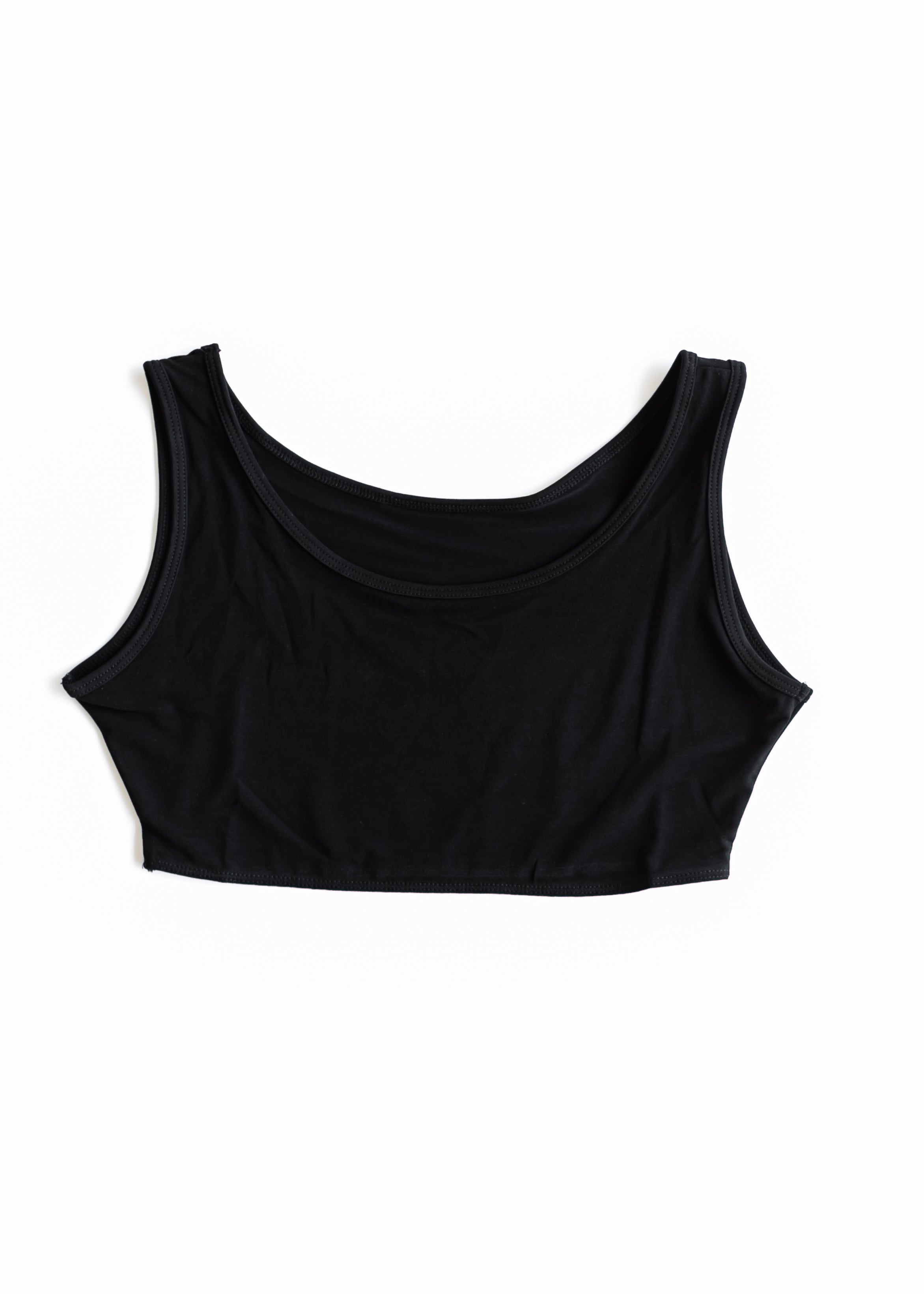 Dressy Demi Layering Tank Black